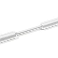 HellermannTyton 309-65158 Tubing Heat Shrink Tubing, 4' Long Stick, 2:1 Shrink Ratio, 3/8", 9.5/4.8 Dia, PO, White, 15/pkg