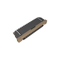 Amphenol FCI SFW13R-3STE1LF Board Mount 1.00mm Flex Connector, SFW-R series, 13 Position, Bottom side Contact, Side Entry Surface Mount ZIF Connector, Lead Free, with Cable Lock.
