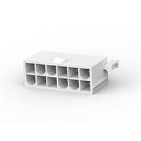 AMP Connectors - TE Connectivity 1-1586039-2 Shrouded VERT HDR W/PEGS 12P