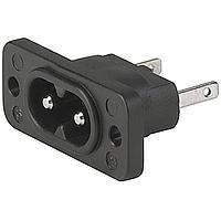 Schurter 6160.0022 Inlets 2576 APPLIANCE INLET 2.5A 70C