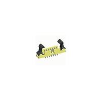 Amphenol FCI 10078991-G32-24ULF Shrouded Eject Latch,Low Prof Shrd,T/H,Dbl Rw, 24