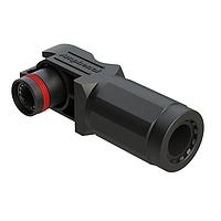 Amphenol SINE Systems ATHP061RS08NN-35 Plugs 8mm RA plug socket 130A/1000V, black