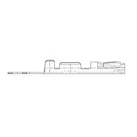 AMP Connectors - TE Connectivity 1-166500-2 (Cut Strip) Terminals TANDEM SPR. STAND Cut Strip of 100