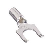 3M Electronic Specialty BS-21-10-W Spade 3M Non-Insulated Brazed Seam Flanged Block Fork Terminal BS-21-10-W, suitable for use in a terminal block