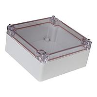 Serpac RB55P06C28B NEMA/IP Rated N4/IP67 CLR/BLK POLY 4.72 x 4.72 x 2.95"