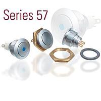 ITW Switches 57-112G Anti-Vandal Switches MINI VANDAL RESIST- ANT SEALED GRN LIGHT