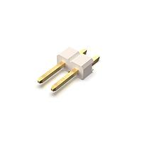 GCT (Global Connector Technology) BG301-02-A-0540-L-B Headers 2w, 2.54mm Pth Header, SIL, SMT, Horiz, GF, LCP Natural, T+R+C