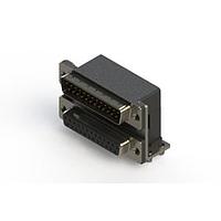 EDAC 663-025-364-045 Dual Port D-Sub Connectors Right-angle Dual Port D-Sub Connector