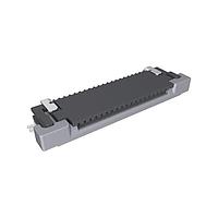 Amphenol FCI SFV20R-4STE1HLF Board Mount 0.50mm Flex Connector, SFV-R Series, 20 Position, Top Side Contact, Side Entry Surface Mount ZIF Connector, Halogen Free, Lead Free with Cable-Lock