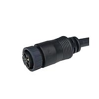 Amphenol LTW DCU-08AFDM-LL7B03 Sensor Cables / Actuator Cables Ceres, Large Size, Plastic, 20A+2A, 08 pins, Female Connector, Female (Power) + Male (Signal) Contact, Straight, 2 Points Lock, Overmolded, Length 3000mm, IP67