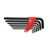 KTC HL257 L Shape Long Ball Point Hex-Key Wrench Set (7 tools 2.5-10 mm, Ball point)