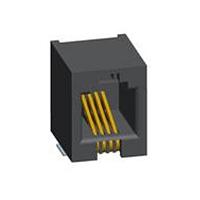 Amphenol FCI 73306-111LF Modular 4P CAT 3 SNGL HRZNTL SURF MNT, 1 PORT