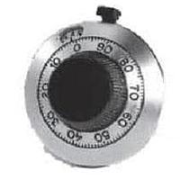 Vishay Spectrol 21A11B10 Turns-Counting Dial 46MM 15TURNS DIAL 1/4" SHAFT CHROME