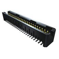 Samtec TFML-145-01-STL-D-RA Shrouded Tiger Eye High-Reliability Locking Terminal Strip, 0.050" Pitch