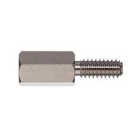 Fascomp FC4533-832-B-5 Hex 1/4 HEX M/F 832 7/16" Brass Nickel