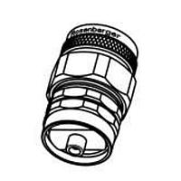 Rosenberger 05S1P4-S0AS3 RF Adapters - Between Series N 50 Plug-SL Plug RPC Adaptor