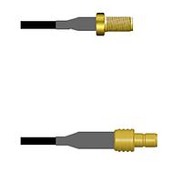 Amphenol Custom Cable Q-2V03L0003144i RF Cable Assemblies SMA-SJ/SMB-SJ G174 144I
