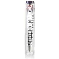 Dwyer VFC-133 Acrylic Flowmeter for Gas & Liquid – PVC/Acetal 1" NPT, NIST Option (1 in, NPT Female)