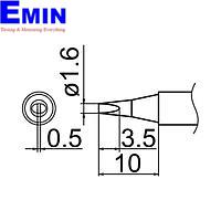 HAKKO T12-D16 Soldering Tip