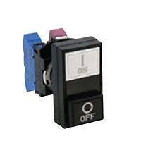 IDEC HW7D-021WB1 Operator HW Dual PB Op Intrick Flsh/Fls