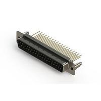EDAC 627-M37-323-LN5 D-Sub Connectors - Standard Density Vertical Machined D-Sub Connectors