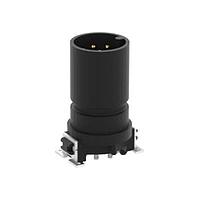 ERNI - TE Connectivity 464676-E Straight M12 MALE, A CODE, 8P, 10.5MM SMT