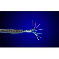 Alpha Wire 1243/2C SL005 Multi-Conductor Cables 22 AWG, 2 Pair Communication cable, Shielded, 100 ft  - Slate