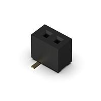 GCT (Global Connector Technology) BC070-02-A-1-L-C Sockets 2w, 1.0mm Pitch Socket, SIL, SMT, Vertical, D/Ent, B1,GF, Tape+Reel+Film