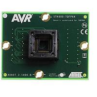 Microchip Technology ATSTK600-SC02 64-pin TQFP Sockets and Adapter Boards STK600 SOCKETCARD QFP64/0.8MM PITCH