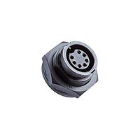 Amphenol LTW CB-04PMFP-LC7001 Standard Circular Connector Ceres, Middle Size, Plastic, 10A, 04 pins, Male Connector, Female Contact, Circular, 2 Points Lock, PCB 180, Receptacle, IP67