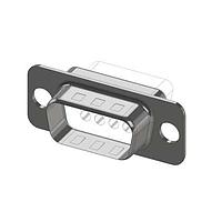 MH Connectors MHDBC9SP-NW D-Sub Housing 9 WAY MALE D CRIMP NICKEL WHITE