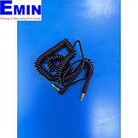 TREK N9070 6' Blk Coiled Cord w/Blk Rt Angle Banana for