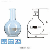DURAN SM.2171186 Flask flat bottom 10 Lit.