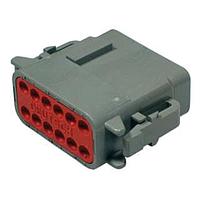 DEUTSCH - TE Connectivity DTM06-12SA 12-Way 12P SZ 20 DTM PLUG