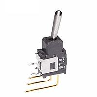 NKK Switches A15AV Process Sealed Subminiature Toggles SPDT ON-(ON) .394 BAT VERTICAL PC .4VA