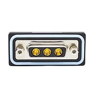 NorComp CDFR3W3213L211 Mixed Contact D-Sub Connectors 3W3 R/A solder F FL 4-40 int thrd 20 Amp