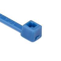 HellermannTyton T18I6M4 Cable Ties Cable Tie, 5.5" Long, UL Rated, 18lb Tensile Strength, PA66, Blue, 1000/pkg