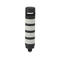 Banner Engineering TL70BGYRAQ Modular Tower Light TL70 Tower Light; Black Housing: 4-Color Audible Indicator; Voltage: 12-30 V dc; Environmental Rating: IP65; Input: Bimodal; Colors: Blue Green Yellow Red; 8-pin M12 Integral QD