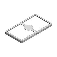Masach Tech MS385-30F EMI/RFI Shield Frame, Two-Piece 38.5 x 21.5 x 2mm Two-piece Drawn-Seamless RF Shield/EMI Shield FRAME (CRS)