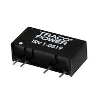 TRACO Power TRV 1-1219 Isolated Product Type: DC/DC; Package Style: SIP; Output Power (W): 1; Input Voltage: 12 VDC +/-10%; Output 1 (Vdc): 9; Output 2 (Vdc): N/A; Output 3 (Vdc): N/A