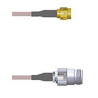 Amphenol Custom Cable Q-3B0200005084i RF Cable Assemblies SMA-SP/N-SJ G316 84I