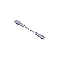 Amphenol LTW M12D04ML-12DML-PB005 Sensor Cables / Actuator Cables Circular Metric Connector MPronto-12 (M12 Push Pull), D Code, Metal, 4A, 04 pins, Male Connector, Male Contact, Straight-to-Straight, Overmolded Double Ended, Length 5000mm, IP68 Mated