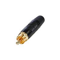 REAN RF2C-B-0-D Plug RCA PLUG BLACK/BLACK - BULK