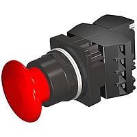 SIEMENS 52BM9W2C Pushbutton PUSHBUTTON,MOM,RED,1 3/4" PLST,2POS,3BJK