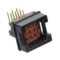 Amphenol Air LB France 33578000523 Standard Circular Contacts Receptacle 3357 Pin 3 #20 + 6 #22 angled PCB contacts