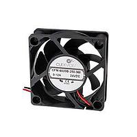 Same Sky (formerly CUI Devices) CFM-6020B-240-320-20 DC Axial Fan dc axial fan, 60 mm square, 20 mm, 24 Vdc, ball, 4000 RPM, 15.24 CFM, TS