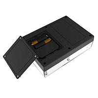 Serpac 172RC2AA,BK Electrical Enclosures S Series Screw Top w/ 2AA Batt Comp 6.88 x 4.88 x 2.00", Black