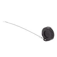 Amphenol SINE Systems AHDC169-TMOBDBK Accessories HD Series 9 Pin Recp Cp w/Mtl TthrOBD BLK