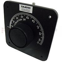 Fairview SA4090 0 to 90 dB Continuously Variable Attenuator SMA Female To SMA Female Right Angle Up To 4 GHz Rated To 5 Watts in a Dial Design
