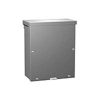 Hammond Manufacturing C3R664SCNKO Junction Boxes Type 3R Screw Cover no K/O's- 6 x 6 x 4 - Steel/Gray